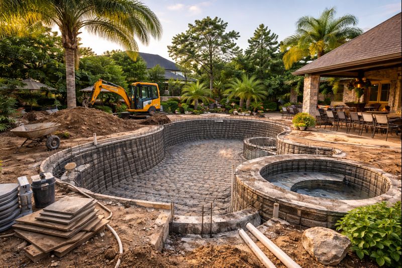 Cost Build a Pool in Texas
